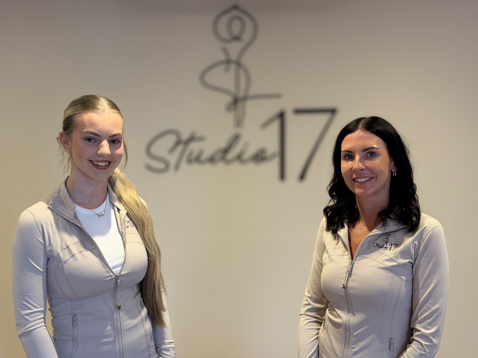 Emma and Ruby at Studio 17
